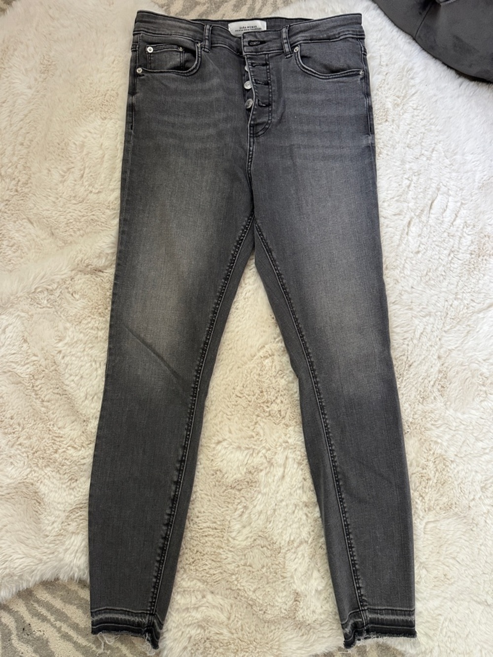 Zara grey skinny jeans, size 10